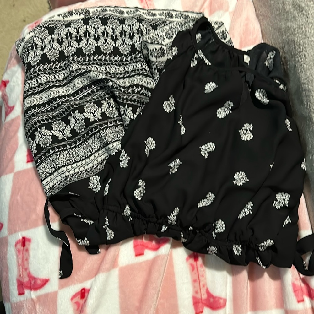 Black and white dress
